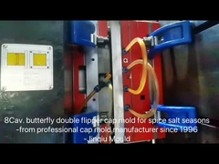 45 ملم صب الحقن مزدوج الفلافل غطاء 8جوفة لقنينة الفلفل